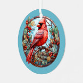 深紅色 メタルオーナメント (正面左)