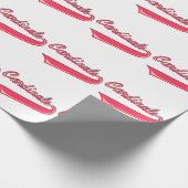 深紅色 ラッピングペーパー (角)