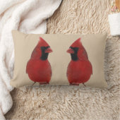 深紅色 ランバークッション (ブランケット)