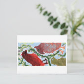 深紅色(?)葉書の収集 ポストカード (スタンド正面)