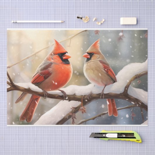 深紅色 薄葉紙 (クラフト)