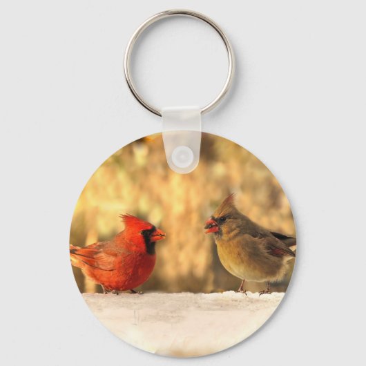 深紅色in Autumn Keychain キーホルダー (正面)