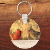 深紅色in Autumn Keychain キーホルダー (正面)