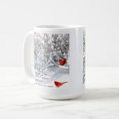 深紅色magからの天国メッセージ コーヒーマグカップ (正面左)