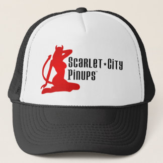 深紅都市Pinupsのトラック運転手の帽子 キャップ