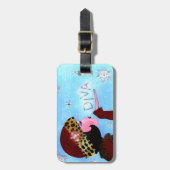 深紅雪 ラゲッジタグ (正面縦)