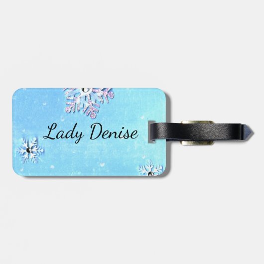 深紅雪 ラゲッジタグ (裏面横)