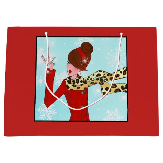 深紅雪 ラージペーパーバッグ (正面)