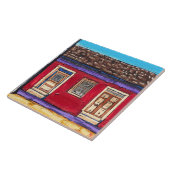 "深紅、チューソンのバリオ"の装飾的なタイル タイル (側面)