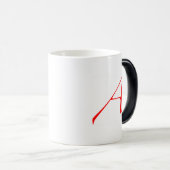 深紅"A " モーフィングマグカップ (正面右)