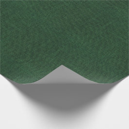 深緑のバーラップの質 ラッピングペーパー