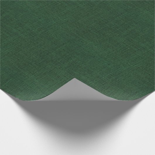 深緑のバーラップの質 ラッピングペーパー (角)