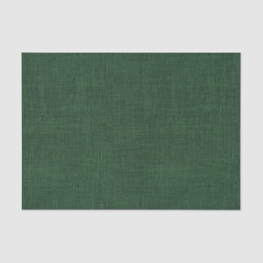深緑のバーラップの質 薄葉紙 (正面)