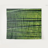 深緑の森の背景または装飾 タペストリー (正面(横))