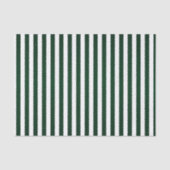 深緑色および白のストライプ 薄葉紙 (正面)