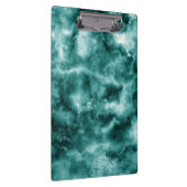 深緑色の大理石の質 クリップボード (右)