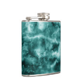 深緑色の大理石の質 フラスク (右)