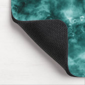 深緑色の大理石の質 マウスパッド (コーナー)