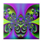 深緑色の蝶 タイル (正面)