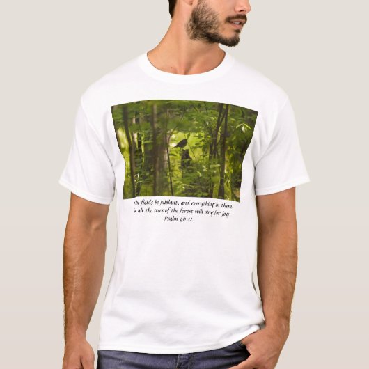深緑色のCatbird Tシャツ (正面)