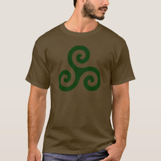 深緑色のTriskele Tシャツ