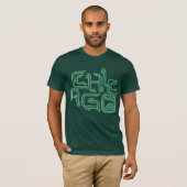深緑色シカゴ電子PCB T - Tシャツ (正面フル)