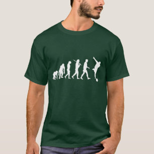 深緑色メンズボーリングのワイシャツ Tシャツ