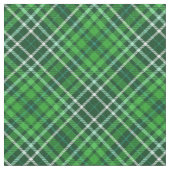 深緑色及び深緑色の格子縞パターン ファブリック (クローズアップ)