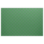 深緑色及び深緑色の格子縞パターン ファブリック (ヤード)