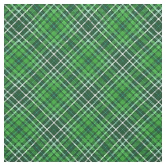 深緑色及び深緑色の格子縞パターン ファブリック (見本)