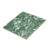 深緑色及び白い混合された色のタイル タイル (側面)