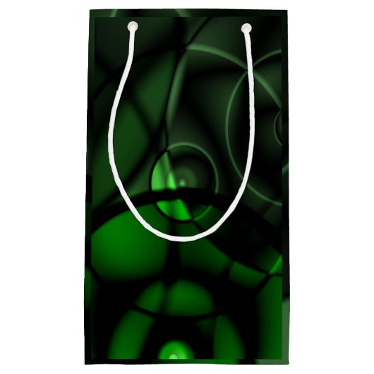 深緑色 スモールペーパーバッグ (正面)