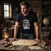 深考えく、さらに探索 – Adventure & Mindfu トライブレンドＴシャツ