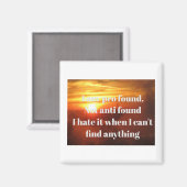 深遠な冷蔵庫用マグネット-アンチが見つからない マグネット (正面/裏面)