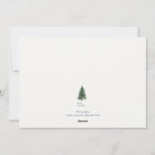 混ざったメディアを使った天空の青い明るいフローラバスケット シーズンカード (裏面)