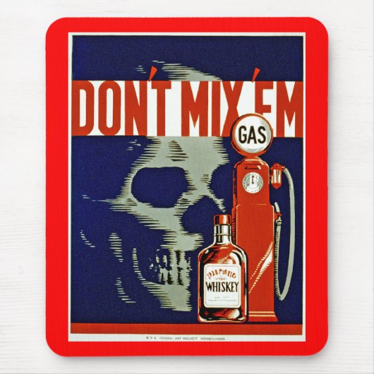 混ぜない マウスパッド (正面)