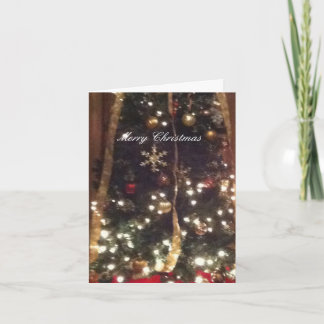 混ぜられた家族のクリスマスカード シーズンカード