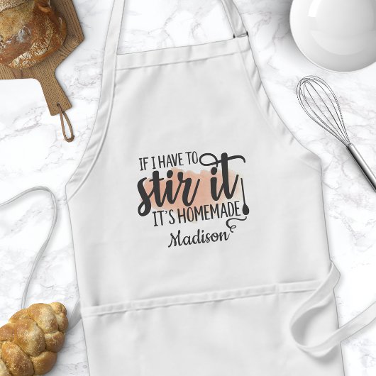 混ぜる羽目になったら手作りオリジナル スタンダードエプロン
