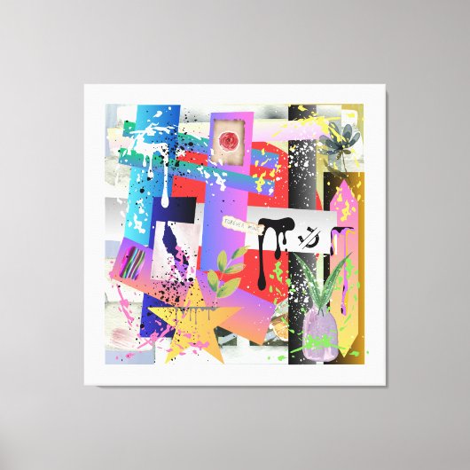 混ぜろ！ キャンバスプリント (正面)