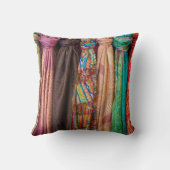 混ぜ合わせ色の織物工場 クッション (裏面)