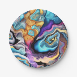 混カラフル合 ペーパープレート