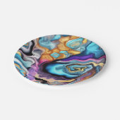 混カラフル合 ペーパープレート (アングル)