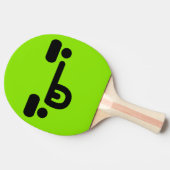 混乱いけなした顔グリーン卓球ラケット 卓球ラケット (横)