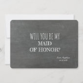 混乱おもしろいしたメイド・オブ・オーナー（花嫁付き添い人） 招待状 (裏面)