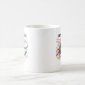 混乱させた神経の内部(シナプス) コーヒーマグカップ (中央)