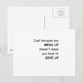 混乱さ与えせる ポストカード (正面/裏面)