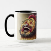 混乱したオンドリのコーヒー・マグ マグカップ (左)