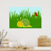 混乱したカタツムリのポスター ポスター (キッチン)