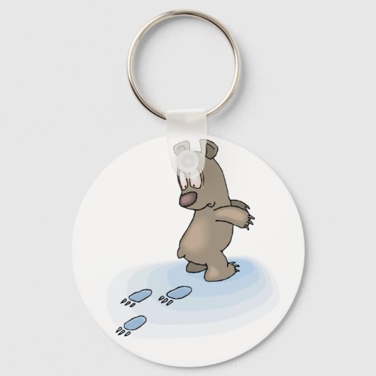 混乱したクマ キーホルダー (正面)