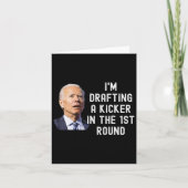 混乱したドラフトのキッカーおもしろいファンタジーフットボール博士。 カード (正面)